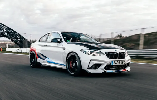 Скорость, BMW, гоночный трек, 2018, Competition, F87, BMW M2, M Performance Accessories