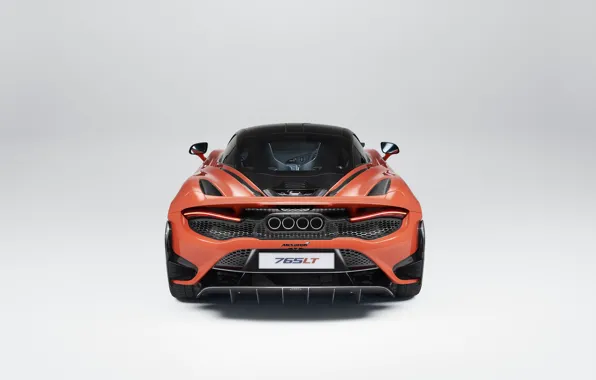 McLaren, суперкар, вид сзади, UK-spec, 2020, 765LT