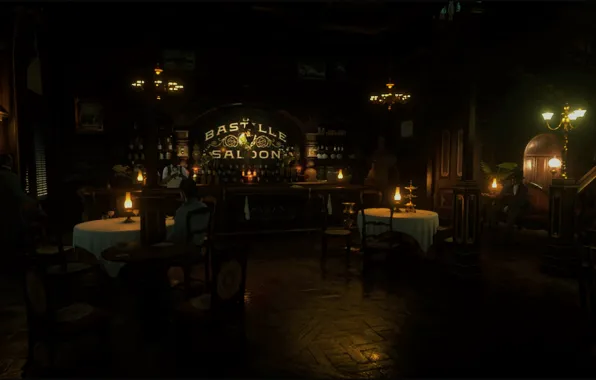 Game, Saloon, Xbox One S, Red Dead Redemption 2, RDR2, Late Night, HDR 10, Bastille …