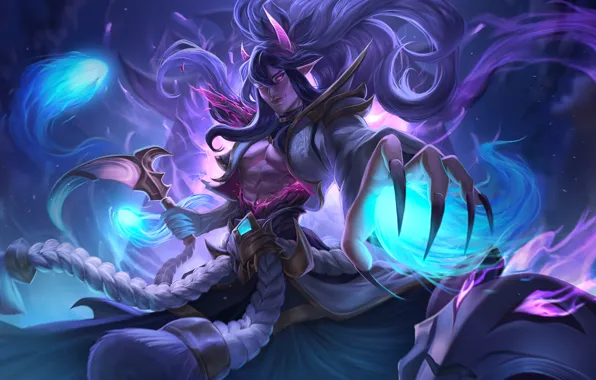 Art, League of Legends, Skin, LoL, Thresh, Spirit Blossom, Spirit Blossom Thresh