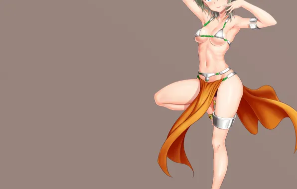 Girl, sexy, boobs, anastasia, anime, beautiful, dancer, erotic
