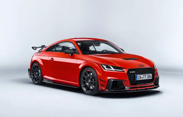 Car, Audi, red, logo, Audi TT RS