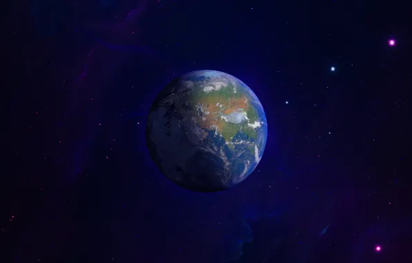 Звезды, Планета, Туманность, Земля, Space, Earth, Home, Planet