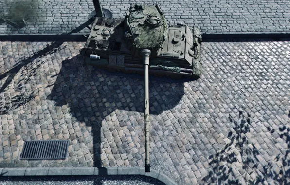 HDR, Tiger, Street, Game, Tank, World of Tanks, Tiger 2, WOT