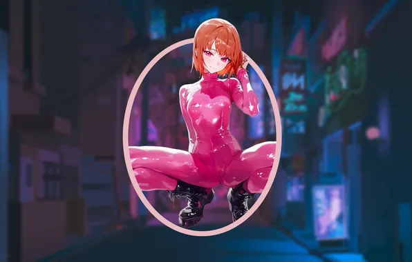 Kawaii, girl, hot, sexy, pink, anime, short hair, pretty