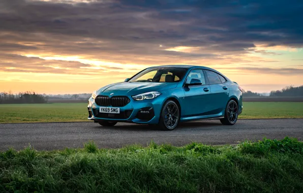 Закат, вечер, BMW, Gran Coupe, UK-spec, 2-Series, M Sport, 2020