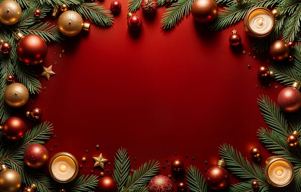 Картинка украшения, шары, Рождество, Новый год, golden, new year, Christmas, balls