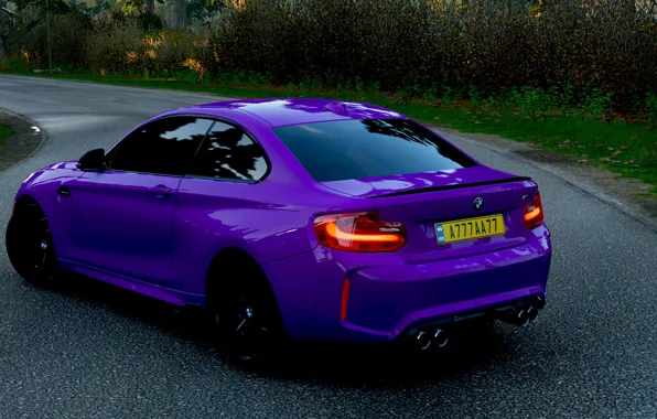 BMW, Зад, БМВ, BMW M2, Forza Horizon 4, Реалистично, Форза