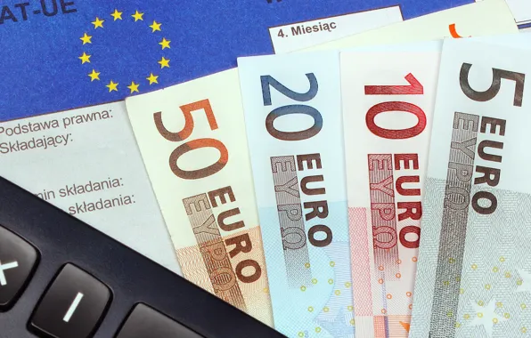 Картинка currency, finance, EURO, calculator