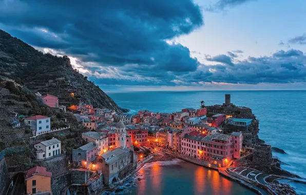 Побережье, Италия, Vernazza