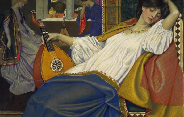 Картинка Спящая красавица, 1903, Джозеф Эдвард Саутолл