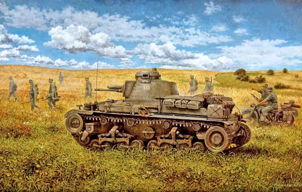 Легкий, Германия, танк, Чехословакия, Pz.Kpfw. 35(t), Амелькин А.Г., летнее наступление