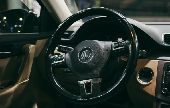 Volkswagen, Car, Interier, Wheel, Passat, Variant, B7, Halil Ibrahim Cetinkaya
