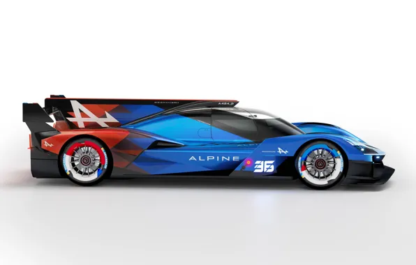 Картинка Alpine, side view, Alpine A424_β Prototype, A424