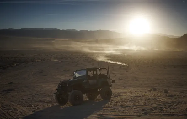 Картинка пустыня, desert, toyota, тойота