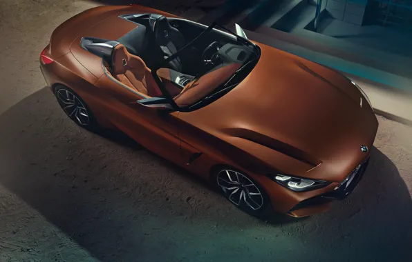 Картинка BMW, сверху, родстер, 2017, Z4 Concept