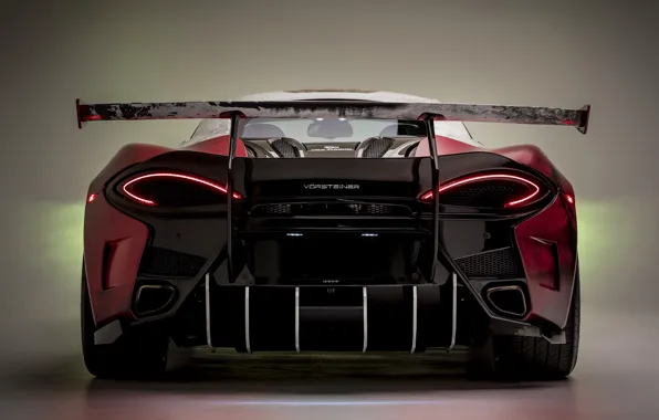 McLaren, вид сзади, Vorsteiner, 2018, Marlboro, 570S