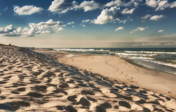 Песок, море, берег