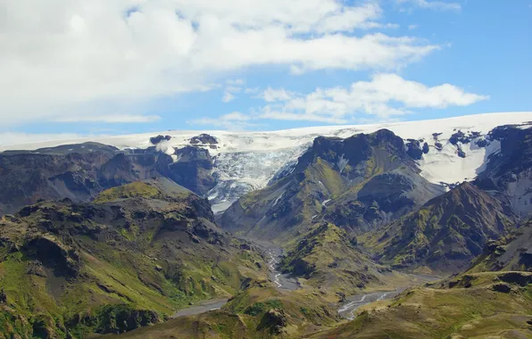 Mountains, snow, cold
