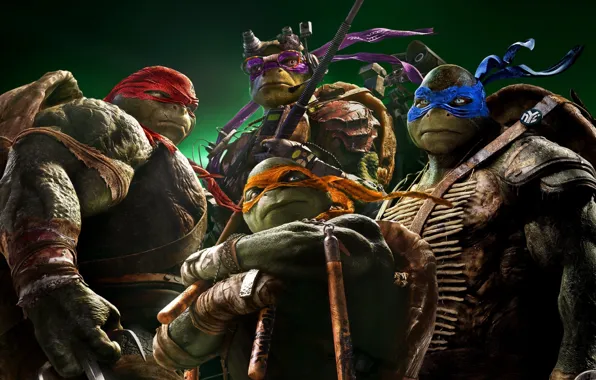 Leo, micky, donnie, raph