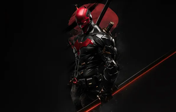 Картинка samurai, red hood, meets