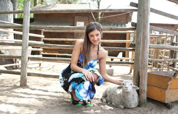 Maria, sheep, farm, maria ryabushkina, thalia, Melena