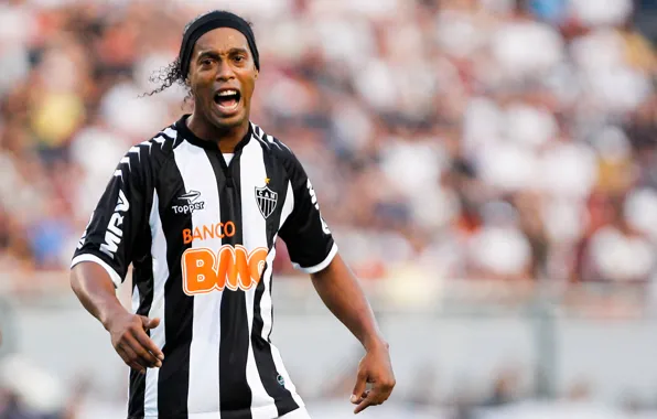 Картинка футбол, легенда, футболист, Ronaldinho, роналдиньо, serie a brasilian, atletico mineiro, бразильская серия а