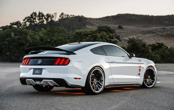 Mustang, Ford, Ford Mustang, White, Apollo, Tuning, Edition, 2015