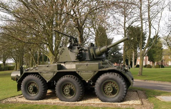 Military, weapon, armored, cannon, armored vehicle, British army, FV601 Saladin, Alvis Saladin