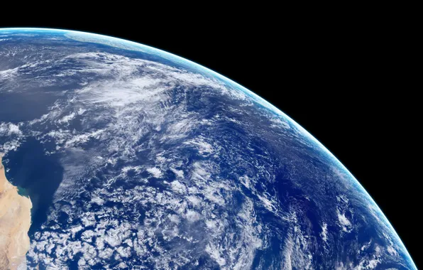 Картинка космос, планета, Земля, панорама, Digital Universe, Earth Panorama