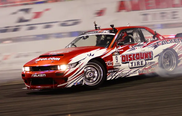 Занос, nissan, дрифт, Drift, Formula, 240, Yoshihara, Daijiro