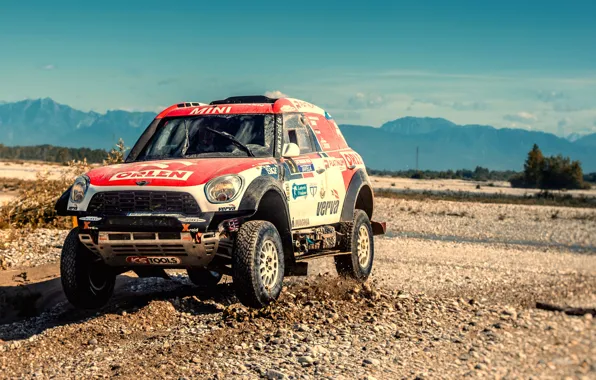 Mini, Спорт, Машина, Скорость, Гонка, Rally, Внедорожник, Ралли