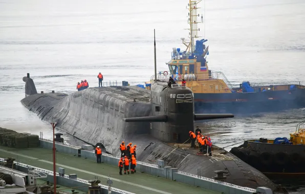 Субмарина, карелия, швартовка, К-18