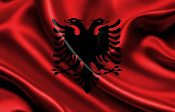 Флаг, Албания, albania
