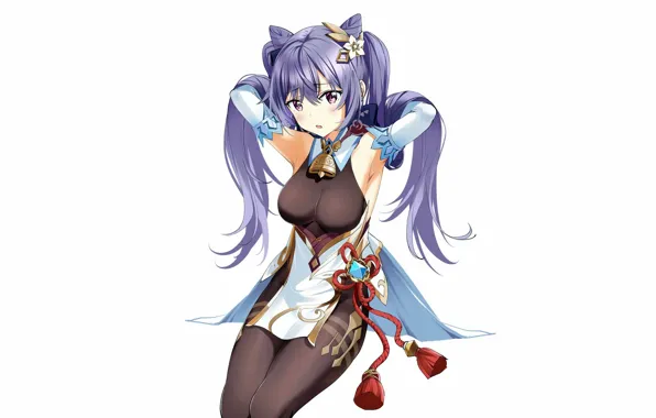 Girl, sexy, long hair, dress, boobs, anime, beautiful, pretty