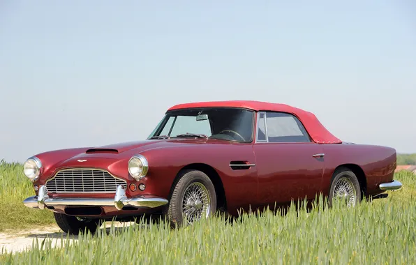 Aston Martin, ретро автомобили, Convertible, 1963, retro cars, Aston Martin DB4