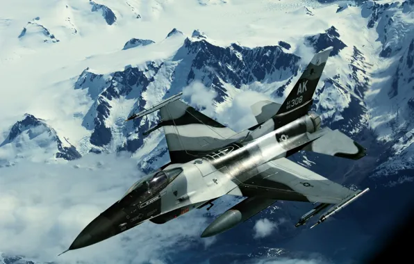 Картинка military, air, force, F16