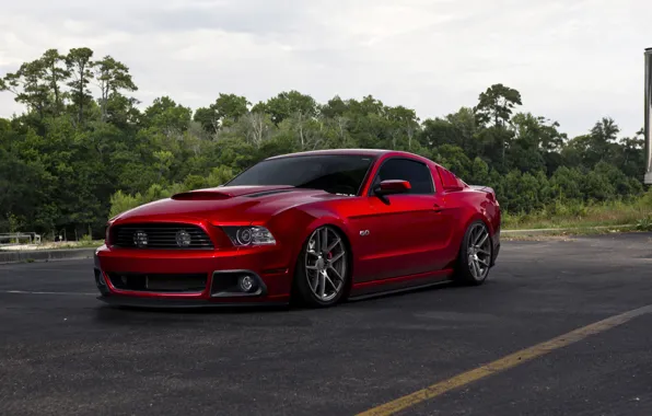 Картинка Mustang, Ford, Matte, Wheels, VMB5, Velgen, Gunmetal, Baggedon