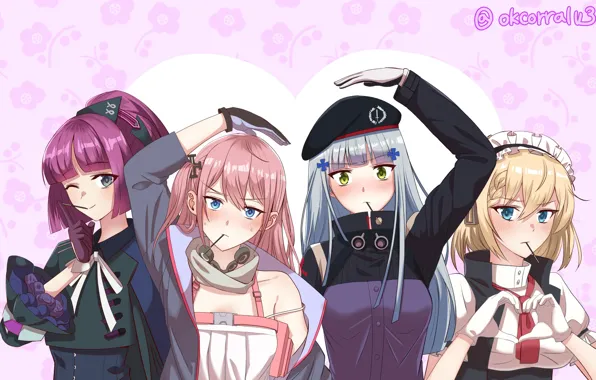 Девушки, группа, Girls Frontline, Девушки фронта