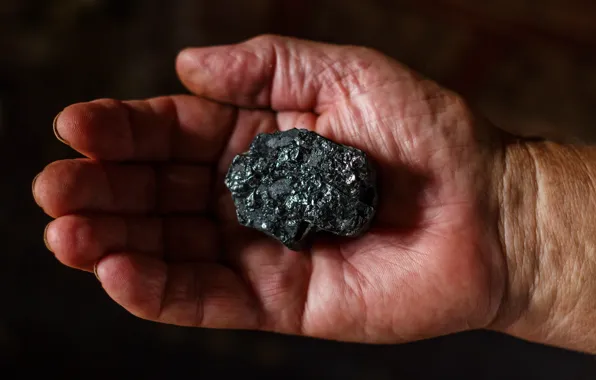 Hands, Mineral, Coke, Fingers, Purified Coal