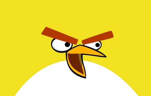 Картинка минимализм, Angry Birds, Злые Птички