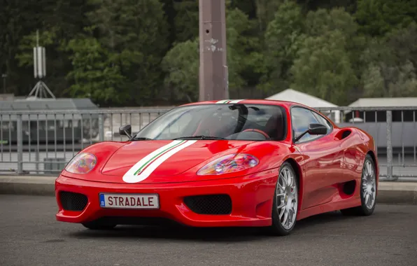 Картинка Ferrari, red, 360, stradale