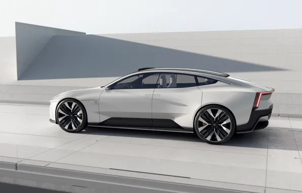 Concept, Volvo, вид сбоку, Polestar, 2020, Precept