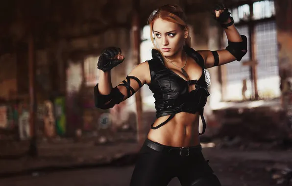 Картинка cosplay, mortal kombat, sonya blade