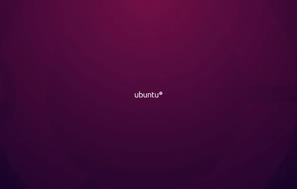 Фиолетовый, минимализм, linux, ubuntu