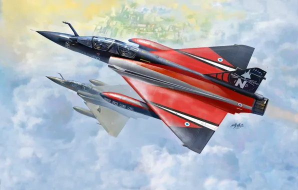 Франция, истребитель, Xiu Mo Zhi, Dassault Mirage 2000N