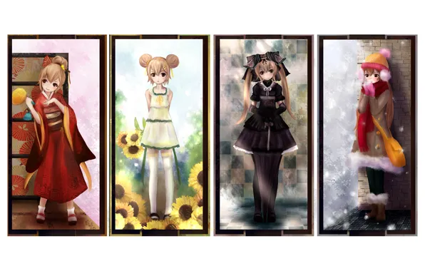 Девушка, anime, art, aisaka taiga, композиция, Toradora