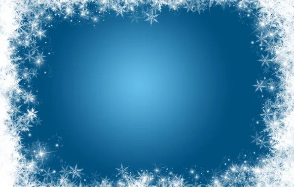 Зима, снег, снежинки, фон, Christmas, winter, background, snow