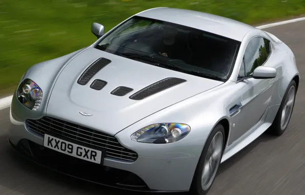 Aston Martin, фары, Vantage, астон мартин, V12, передок