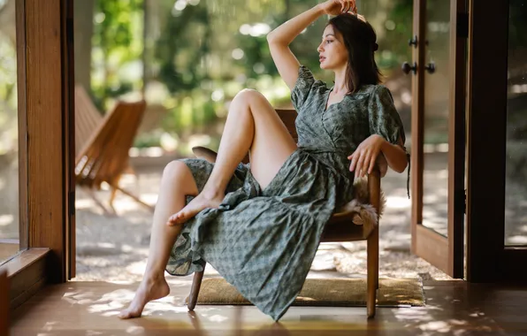 Девушка, поза, Kirsten